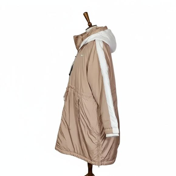 Nike Sportswear Essential Insulated Tan and White Jacket - Picture 9 of 15